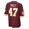 W.Football Team #47 Chris Cooley Retired Player Jersey - Burgundy CONTON