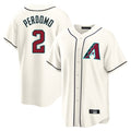 Arizona Diamondbacks #2 Geraldo Perdomo Player Cream CONTON Home Game Stitched Jerseys