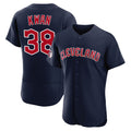 Cleveland Guardians #38 Steven Kwan Player Navy CONTON Limited Elite Home Stitched Jerseys