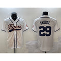 Detroit Tigers #29 Tarik Skubal White CONTON With Patch Cool Base Stitched Jersey