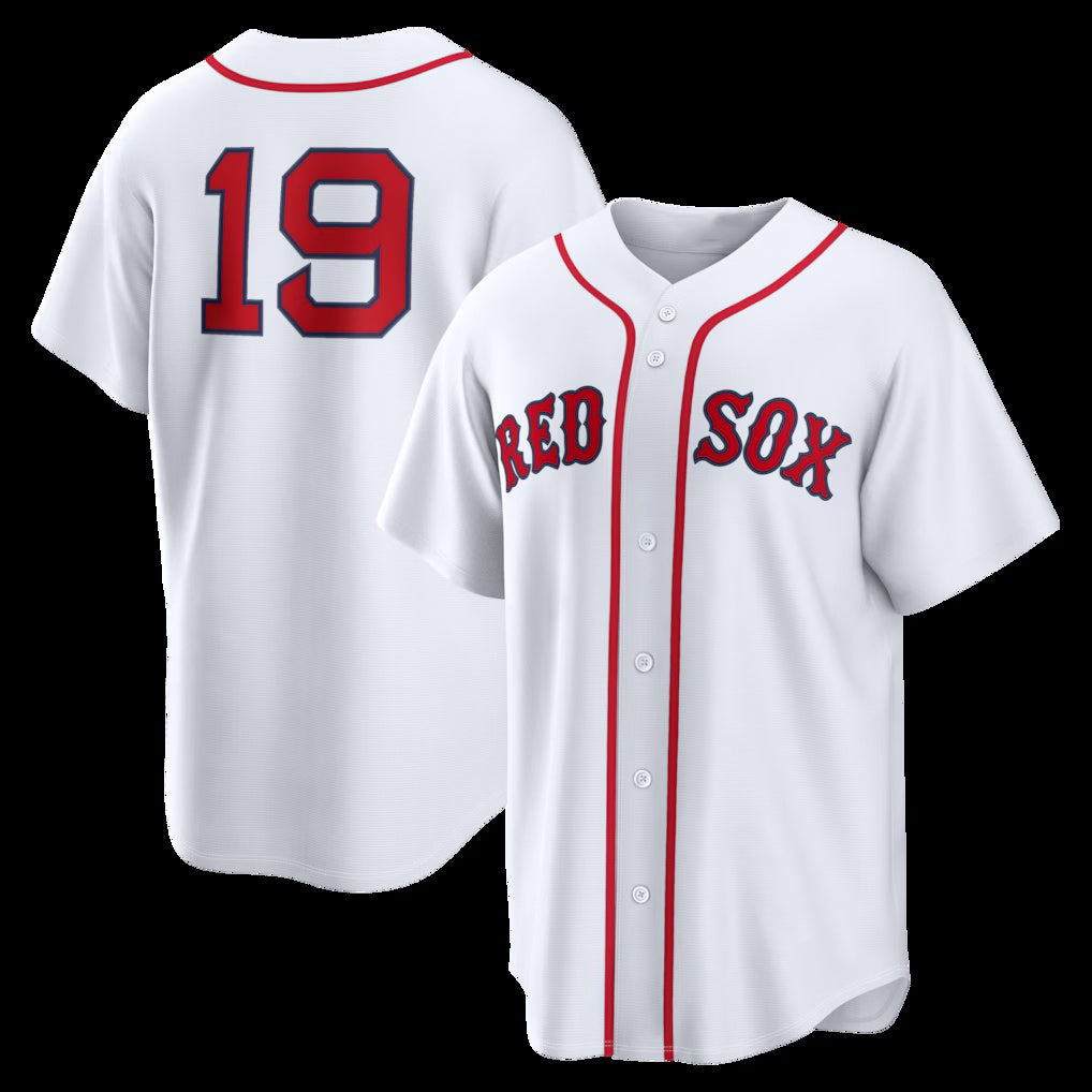 Boston Red Sox #19 Roman Anthony White CONTON Home Replica Jersey 2