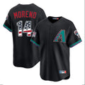Arizona Diamondbacks #14 Gabriel Moreno Player Black CONTON USA 250 Fourth of July Home Game Stitched Jerseys