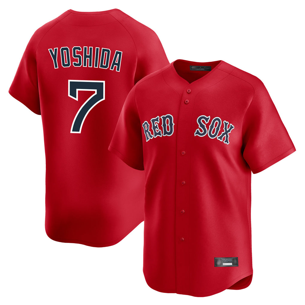 Boston Red Sox #7 Masataka Yoshida Player Red CONTON Limited Home Game Stitched Jerseys1