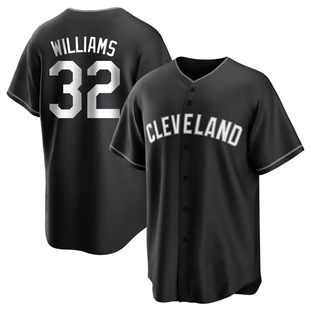 Cleveland Guardians #32 Gavin Williams Player Black CONTON Home Game Stitched Jerseys