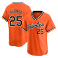 Baltimore Orioles #25 Pete Alonso Player Orange CONTON T-shirt Limited Home Game Stitched Jerseys