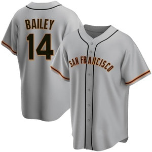 San Francisco Giants #14 Patrick Bailey Gray CONTON Cool Base Stitched Jersey