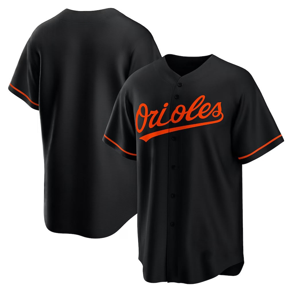 Baltimore Orioles Black CONTON Alternate Replica Team Jersey