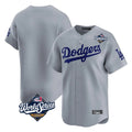 Los Angeles Dodgers Blank Player Gray CONTON Limited Home World Series Stitched Jerseys