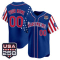 Custom Seattle Mariners America 250 Edition Vapor Premier Limited Royal CONTON Stitched Jerseys