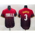 Philadelphia Phillies #3 Bryce Harper Red CONTON 2024 City Cool Base Jersey