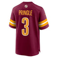 W.Commanders #3 Byron Pringle Burgundy CONTON Game Jersey