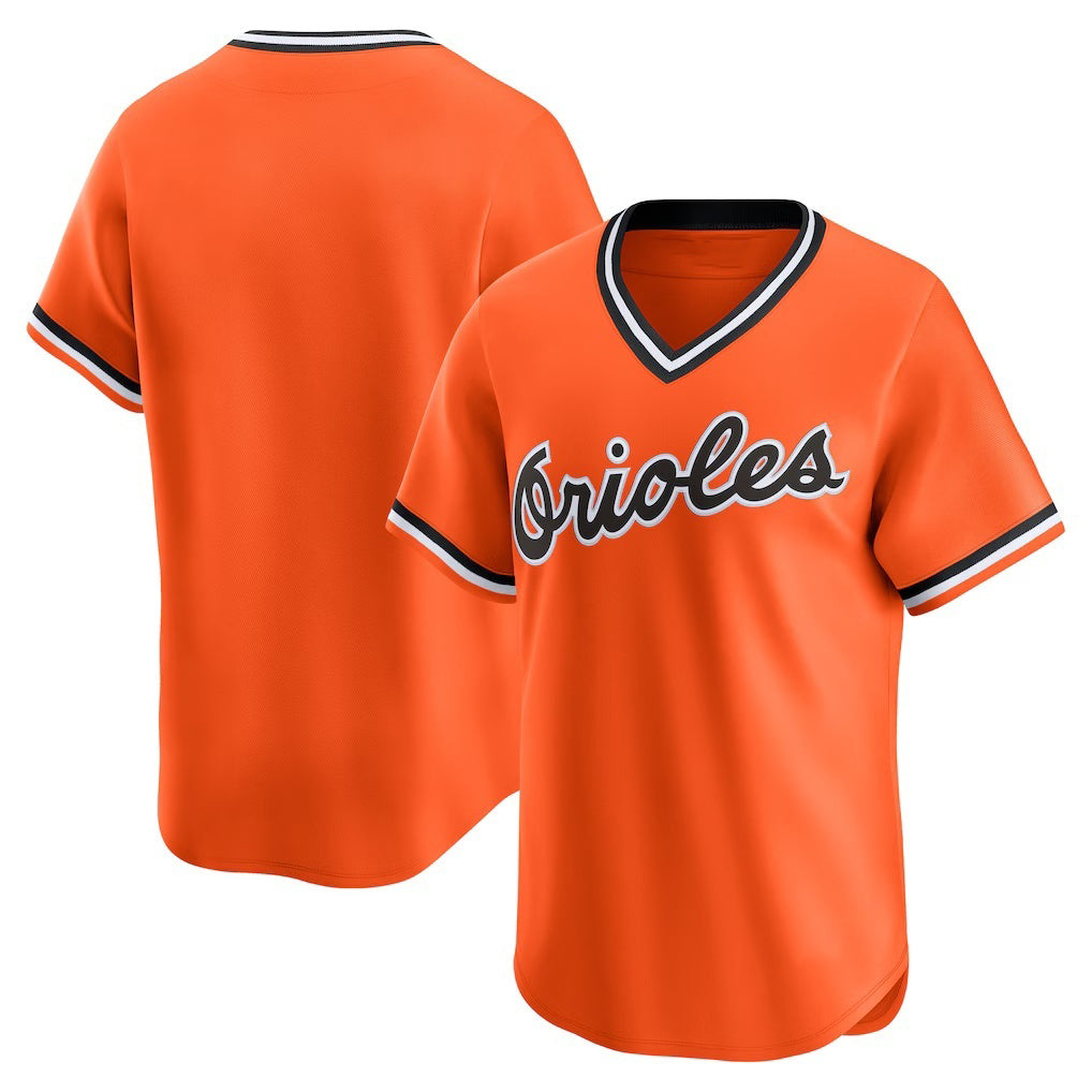 Baltimore Orioles Orange CONTON Throwback Cooperstown Collection Limited Jersey