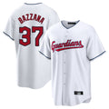 Cleveland Guardians #37 Travis Bazzana Player White CONTON Home Game Stitched Jerseys
