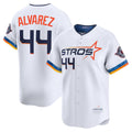 Houston Astros #44 Yordan Alvarez White CONTON 2025 City Connect Limited Player Jersey