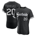 Chicago White Sox #20 Miguel Vargas Player Black CONTON City Connect Limited Elite Home Stitched Jerseys