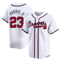 Atlanta Braves #23 Michael Harris II Player White CONTON Limited Home Game Stitched Jerseys