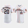 Houston Astros #20 Chas McCormick White CONTON 60th Anniversary Flex Base Stitched Jersey