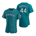 Seattle Mariners #44 Julio Rodr¨ªguez Aqua CONTON Flex Base Stitched Jersey