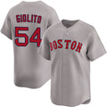 Boston Red Sox #54 Lucas Giolito Gray CONTON 2024 Away Limited Stitched Jersey