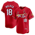 St. Louis Cardinals #18 Jordan Walker Red CONTON City Connect Limited Player Jersey
