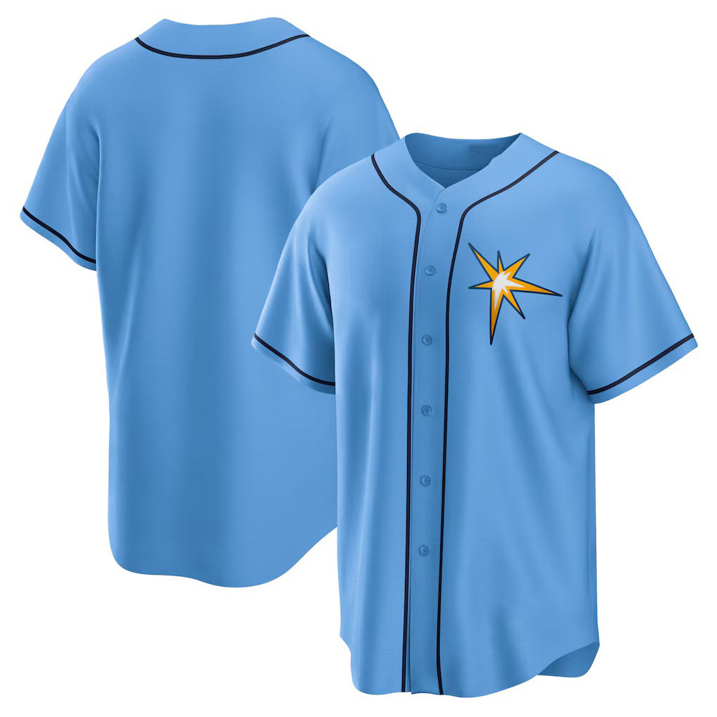 Tampa Bay Rays Light Blue CONTON Spring Training Replica Team Jersey