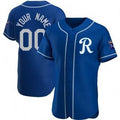 Custom Kansas City Royals Blue CONTON Stitched Jersey
