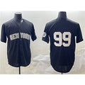 New York Yankees #99 Aaron Judge Black CONTON Cool Base Stitched Jersey