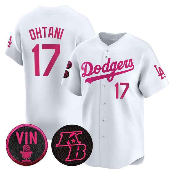 Los Angeles Dodgers #17 Shohei Ohtani White CONTON 2026 Mother¡¯s Day Vapor Premier Limited Stitched Jersey