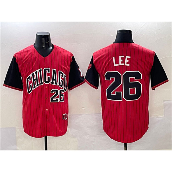 Chicago White Sox #26 Korey Lee Red Black CONTON 2025 City Connect Limited Stitched Jersey