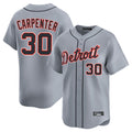 Detroit Tigers #30 Kerry Carpenter Player Gray CONTON Home Limited Stitched Jerseys
