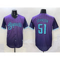 Arizona Diamondbacks #51 Randy Johnson Purple CONTON 2025 City Connect Limited Stitched Jersey