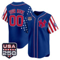 Custom New York Yankees America 250 Edition Vapor Premier Limited Royal CONTON Stitched Jerseys