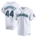 Seattle Mariners #44 Julio Rodr¨ªguez White CONTON Home Limited Player Jersey