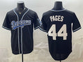 Los Angeles Dodgers #44 Andy Pages Black CONTON Stitched Jersey