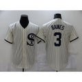 Chicago White Sox #3 Harold Baines 2021 Cream CONTON Field of Dreams Name Cool Base Stitched Jersey