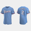Texas Rangers #2 Marcus Semien Light Blue CONTON Flex Base Stitched Jersey