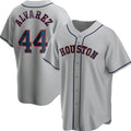 Houston Astros #44 Yordan Alvarez Grey CONTON Cool Base Stitched Jersey