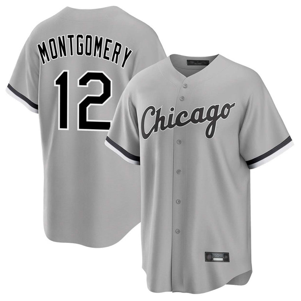 Chicago White Sox #12 Colson Montgomery Player Gray CONTON Home Game Stitched Jerseys