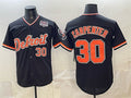 Detroit Tigers #30 Kerry Carpenter Black CONTON 2026 Alternate USA 250' Patch Vapor Premier Limited Stitched Jersey