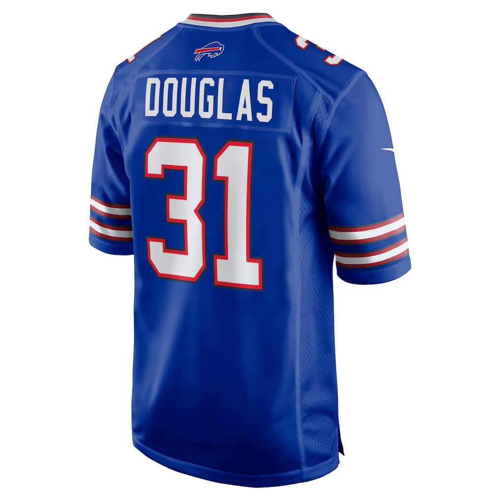 B.Bills #31 Rasul Douglas Royal CONTON Game Jersey