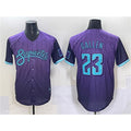 Arizona Diamondbacks #23 Zac Gallen Purple CONTON 2025 City Connect Limited Stitched Jersey