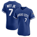 Kansas City Royals #7 Bobby Witt Jr. Royal CONTON Alternate 2 Elite Player Jersey