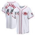 Cincinnati Reds #44 Elly De La Cruz USA 250 Fourth of July Home Stadium Jersey - White CONTON