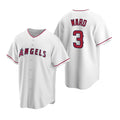 Los Angeles Angels #3 Waylor Ward White CONTON Cool Base Stitched Jersey