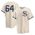 Chicago White Sox #64 Shane Smith Player Cream CONTON Field of Dreams Home Game Stitched Jerseys
