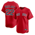 Boston Red Sox #22 Garrett Whitlock Player Red CONTON Limited Home Game Stitched Jerseys1
