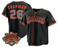 San Francisco Giants #26 Matt Chapman Black CONTON 2026 Alternate Stadium Stitched Jersey