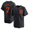 Detroit Tigers #7 Kevin McGonigle Player Navy CONTON Home Limited Stitched Jerseys