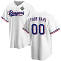 Custom Texas Rangers Active Player White CONTON 2023 World Series Stitched Jersey