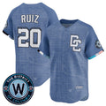 Washington Nationals #20 Keibert Ruiz Blue CONTON 2025 City Connect Limited Stitched Jersey